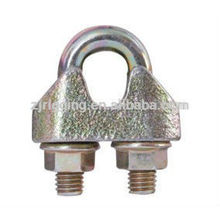 Galvanized metal quick locking EN13411-5 made in china galv malleable wire rope clips